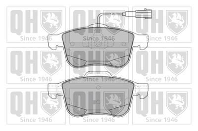 QUINTON HAZELL BP1742 Тормозные колодки и сигнализаторы  для ALFA ROMEO GIULIETTA (940_) 2.0 JTDM (940FXM1A, 940FXS1A, 940FYD1A)