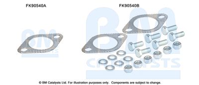 Монтажный комплект, катализатор BM CATALYSTS FK90540 для MITSUBISHI SIGMA