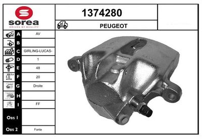 BREMSSATTEL SNRA 1374280