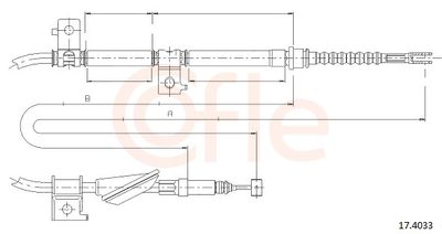 CABLU FRANA DE PARCARE COFLE 174033