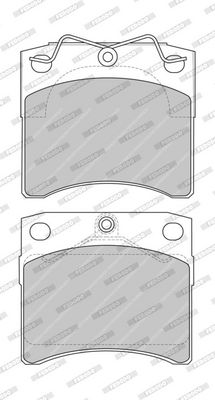 Remblokken set Voor , past: VW CALIFORNIA T4 CAMPER, TRANSPORTER T4 1.8-2.8 07.90-06.03