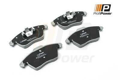 Комплект тормозных колодок, дисковый тормоз ProfiPower 1B1168 для AUDI A1