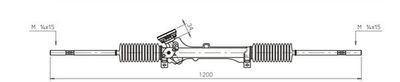 Рулевой механизм GENERAL RICAMBI PE4029 для PEUGEOT 305