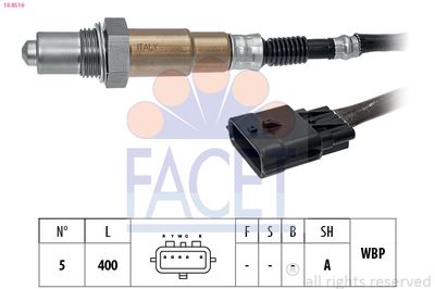 Sonda lambda FACET 10.8516