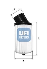 Воздушный фильтр UFI 27.523.00 для HONDA INTEGRA
