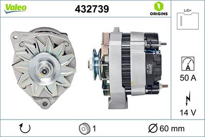 generátor VALEO 432739