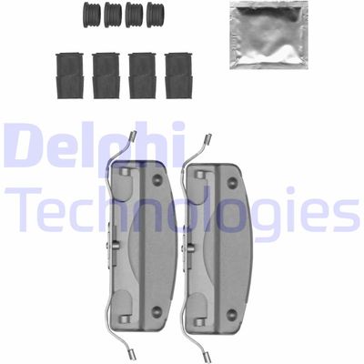 Комплектующие, колодки дискового тормоза DELPHI LX0692 для MERCEDES-BENZ GLS