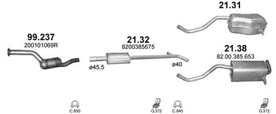 Układ wydechowy POLMO POLMO00262