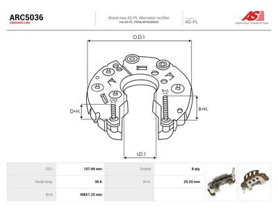 Likeretter, dynamo AS-PL ARC5036