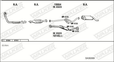 Изпускателна система WALKER SA30269