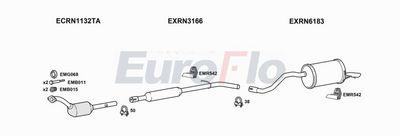 Układ wydechowy EUROFLO RNCLI121037A00