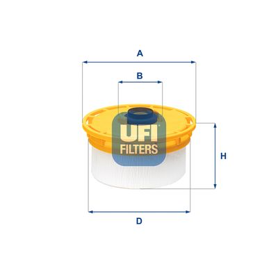 UFI 26.138.00 Топливный фильтр  для LEXUS LX (Лексус Лx)