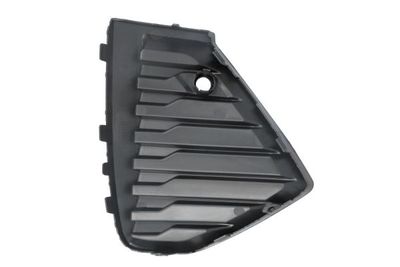 Voorbumper afdekking Voor Rechts (met parkeersensor gaten, zwart glanzend, Polestar/R-DESIGN) past: VOLVO XC60 II 01.23-