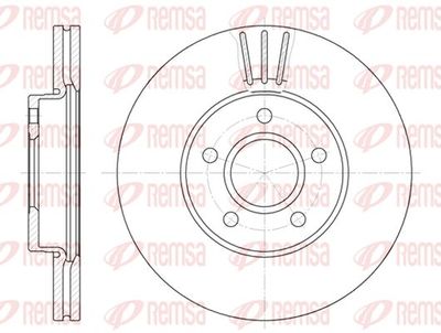 спирачен диск KAWE 6710 10