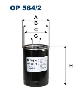 Oljefilter FILTRON OP 584/2