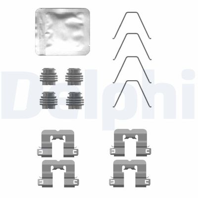 SET ACCESORII PLACUTE FRANA DELPHI LX0763