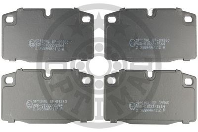 Комплект тормозных колодок, дисковый тормоз OPTIMAL 9360 для ROVER MONTEGO