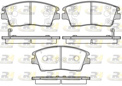 ROADHOUSE 21676.02 Тормозные колодки и сигнализаторы  для HYUNDAI TUCSON (TL, TLE) 1.6 GDi
