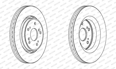 Remschijf set (2 stuks) Voor Links/Rechts