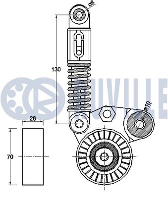 INTINZATOR CUREA CUREA DISTRIBUTIE RUVILLE 542530 1