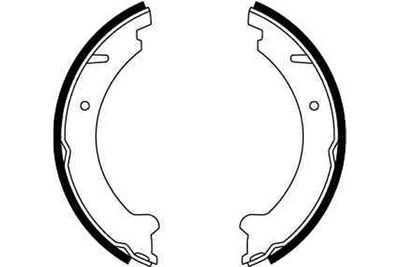 Brake Shoe Set, parking brake GS8599