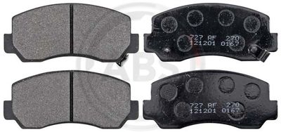 Комплект тормозных колодок, дисковый тормоз A.B.S. 36587 для ASIA MOTORS ROCSTA