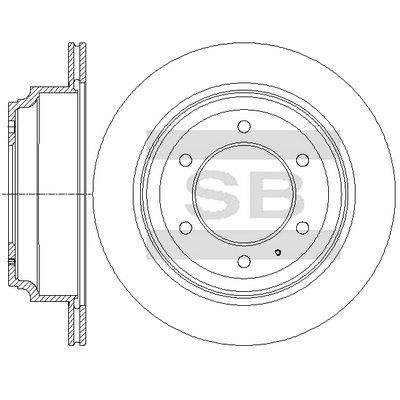 спирачен диск Hi-Q SD4510