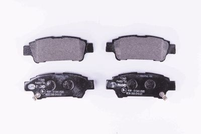 Комплект тормозных колодок, дисковый тормоз HELLA 8DB 355 010-311 для TOYOTA ISIS