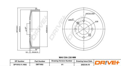 BREMSTROMMEL DR!VE+ DP1010111692 2