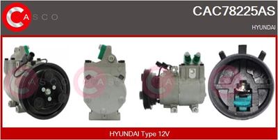 Компрессор, кондиционер CASCO CAC78225AS для HYUNDAI H100