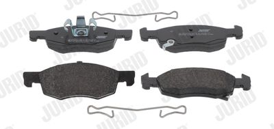 Комплект тормозных колодок, дисковый тормоз JURID 573672J для OPEL CORSA