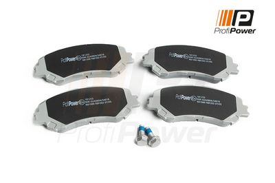 stabdžių trinkelių rinkinys, diskinis stabdys 1B1255 ProfiPower