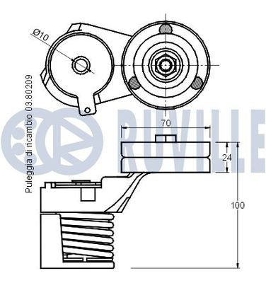 INTINZATOR CUREA CUREA DISTRIBUTIE RUVILLE 540897 1