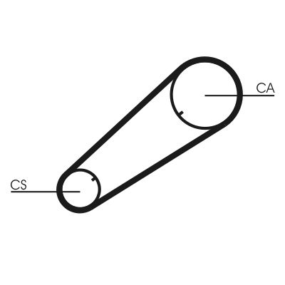 ozubený řemen CONTINENTAL CTAM CT1004