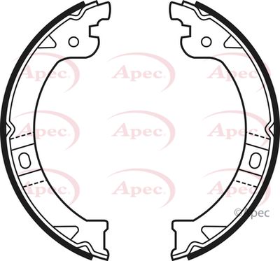 Brake Shoe Set, parking brake APEC SHU683