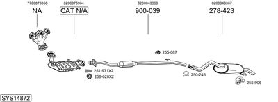 ABGASANLAGE BOSAL SYS14872