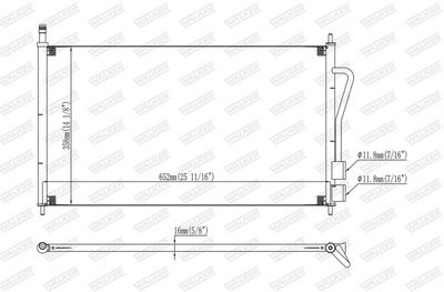 CONDENSATOR CLIMATIZARE WALKER WCD00009 6