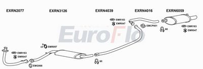 Układ wydechowy EUROFLO RN25251001C