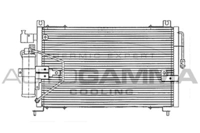 Конденсатор, кондиционер AUTOGAMMA 103790 для DAIHATSU GRAN