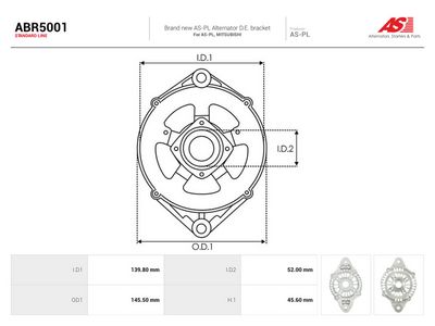 Zaštitna kapica, alternator AS-PL ABR5001