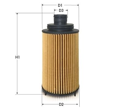 Масляный фильтр TECNECO FILTERS OL2187E для SSANGYONG TIVOLI