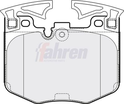 Fahren Brake Pad Set, disc brake FBP3854