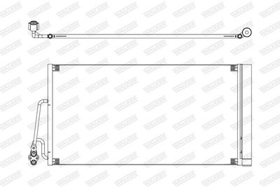 KONDENSATOR KLIMAANLAGE WALKER WCD00343 7