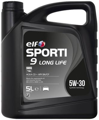 Motorový olej ELF Sporti 9 LongLife 5W-30, 5L