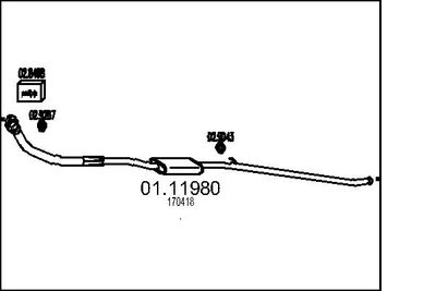RACORD EVACUARE MTS 0111980