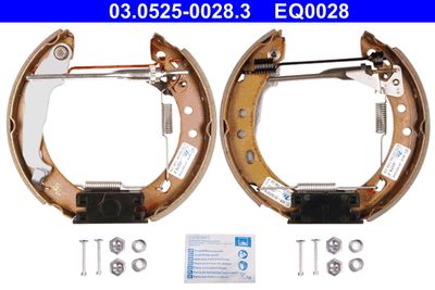 Комплект тормозных колодок ATE 03.0525-0028.3 для NISSAN MICRA