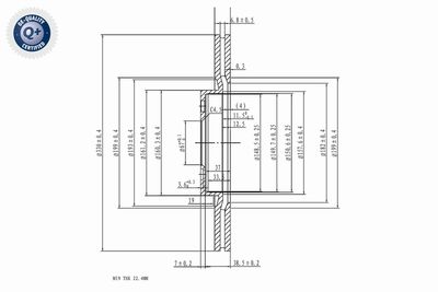 DISC FRANA VAICO V2040042 2