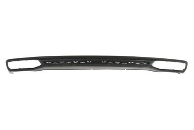 Bumper valance Achter (zwart, met een uitsparing voor de uitlaatpijp: twee) past: AUDI A6 C8 02.18-