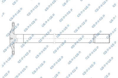 Wał napędowy GSP 298002