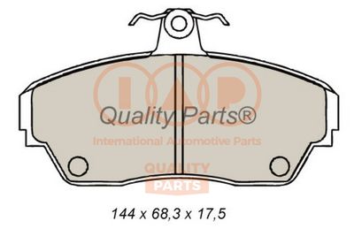 Комплект тормозных колодок, дисковый тормоз IAP QUALITY PARTS 704-22030 для TATA XENON